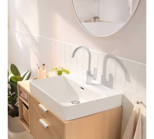 Смеситель для раковины Hansgrohe Rebris S 210 с поворотным изливом и донным клапаном хром 72536000