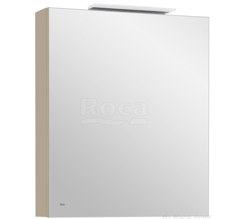 Шкаф зеркальный Roca Oleta правый 600х700х137 мм LED Капучино матовый A857646515