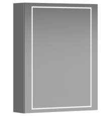 Шкаф-зеркало Aqwella Simplex с подсветкой левый белый SLX0455L