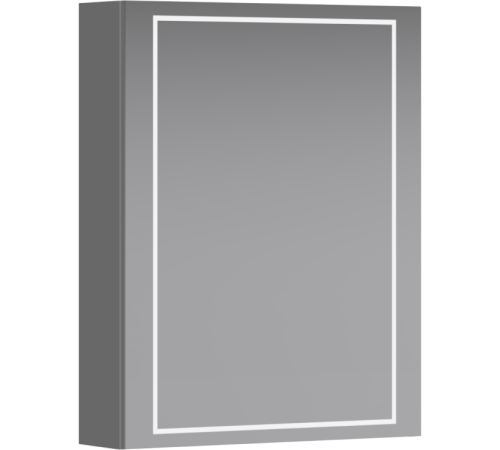Шкаф-зеркало Aqwella Simplex с подсветкой левый белый SLX0455L