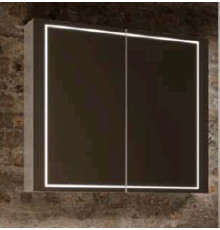 Шкаф-зеркало Aqwella Simplex с подсветкой белый SLX0408