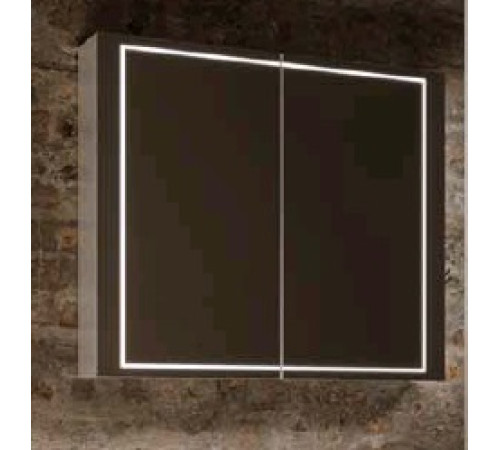 Шкаф-зеркало Aqwella Simplex с подсветкой белый SLX0408