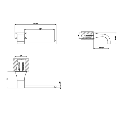 Держатель для туалетной бумаги Gessi Mimi подвесной хром 33255#031