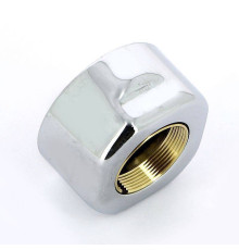 Соединитель для медной трубы Carlo Poletti 15 мм хром A58409B