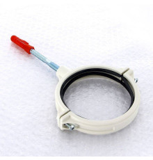 Хомут канализационный Sinikon Комфорт 110 мм шумопоглощающий со шпилькой и дюбелем KPP.110.K.D