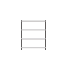 Полотенцесушитель водяной Primoclima Step Water Inox 600x500 мм 4 секции PCStepWInox60504