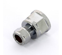 Муфта обжимная хромированная Tiemme 10x1/2 ВР 1130005