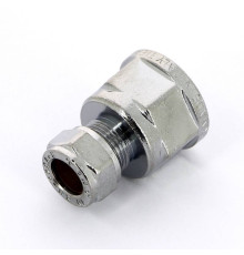 Муфта обжимная хромированная Tiemme 10x1/2 ВР 1130005