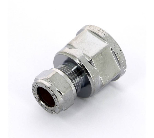 Муфта обжимная хромированная Tiemme 10x1/2 ВР 1130005