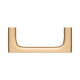 Кольцо для полотенца Keuco Edition 400 подвесное brushed brass 11521250000