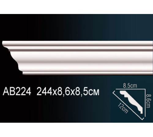 Карниз потолочный Perfect AB224 полиуретановый AB224