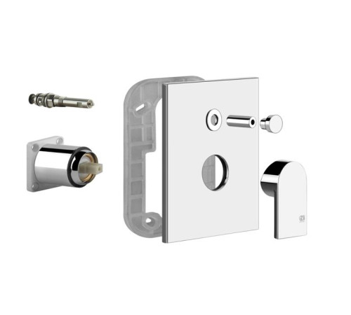 Смеситель для душа Gessi Emporio Via Manzoni встраиваемый на 2 выхода хром 44634#031