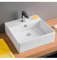 Раковина Artceram QUADRO 50х48 см 1 отв. белая QUL002 01 00