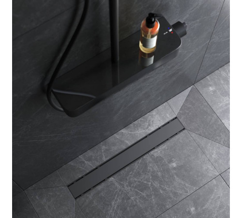 Трап для душа линейный AM.PM PrimeFlow универсальный затвор Tile 60 см W02SC-U11-060-04BM