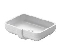 Раковина Duravit Happy D.2 48х34.5 см встраиваемая снизу без отверстия под смеситель 0457480000