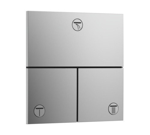 Вентиль Hansgrohe ShowerSelect Comfort E для 3 потребителей скрытый монтаж хром 15573000