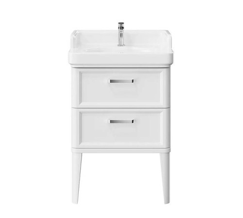 Тумба подвесная Kerama Marazzi Pompei 60 см 2 ящика белый глянцевый PO.M.60.2\WHT