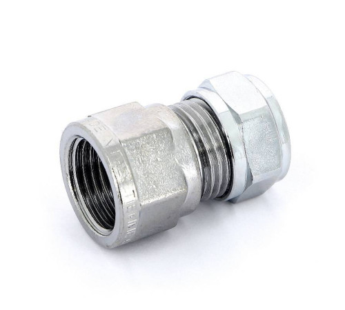 Муфта обжимная хромированная Tiemme 15x1/2 ВР 1130048