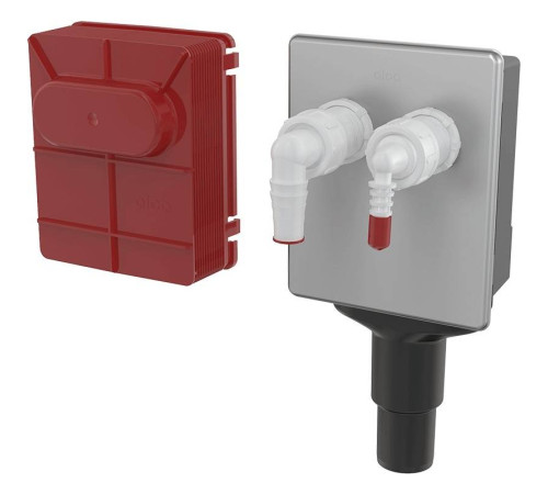 Сифон для стиральной машины Alcaplast APS6 скрытого монтажа DN40/50 нержавеющая сталь