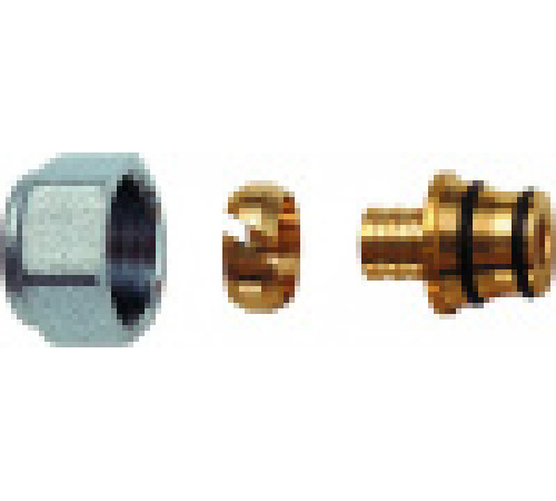 Концовка для пластиковых труб FAR 17х2 мм M24x19 FC 6052 15043