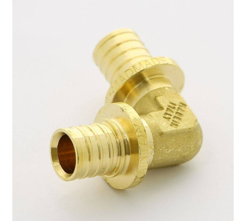 Угол аксиальный Uni-Fitt 16 мм латунь 743G6600