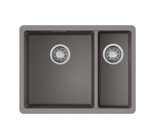Кухонная мойка Omoikiri Kata 55-2-U-GR Artgranit 55x42 см leningrad grey 4993390