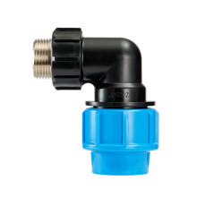 Угольник ПНД с наружной резьбой Джилекс 32 x 1 7015