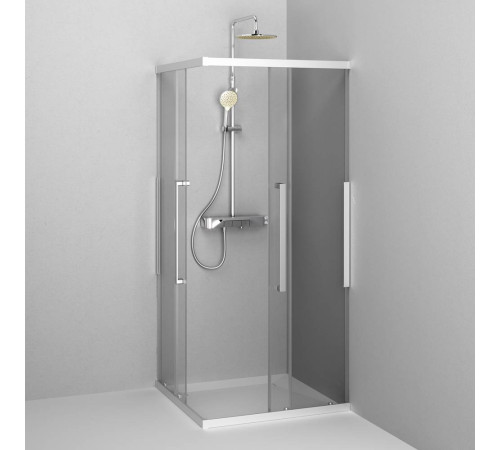 Душевое ограждение AM.PM Func 90x90 см без поддона W84G-403-9090-MT