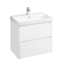 Комплект AQUATON Сканди 70 тумба Белый, раковина Адриана 70 1A2518K0SD010