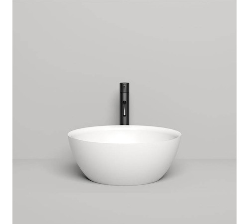 Раковина накладная Salini Alda 02 42.5х42.5х15.5 см S-Sense белый глянцевый 1102110G