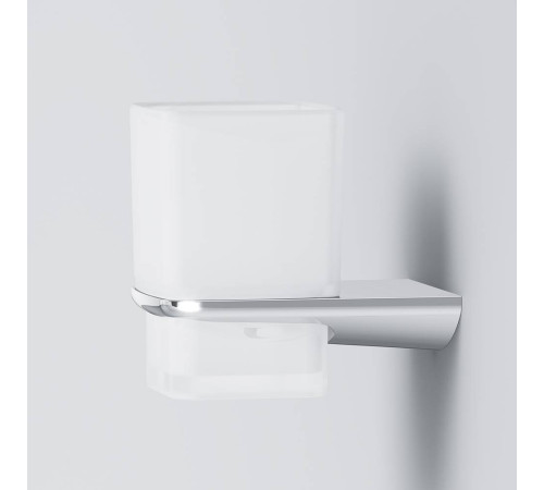 Стакан стеклянный с настенным держателем AM.PM Inspire V2.0 A50A34300