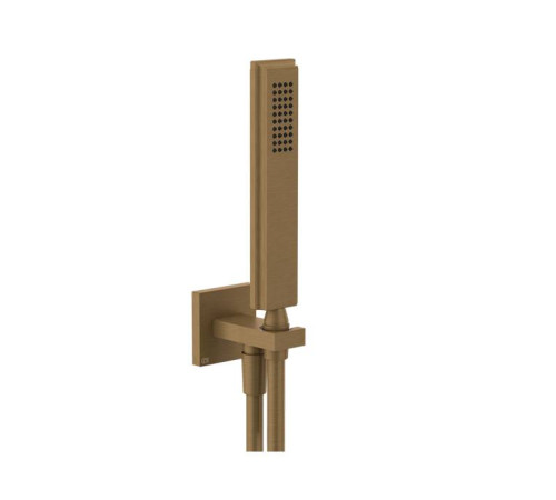 Гигиенический душ Gessi Eleganza со шлангом 150 см и держателем Antique Brass 46123#713