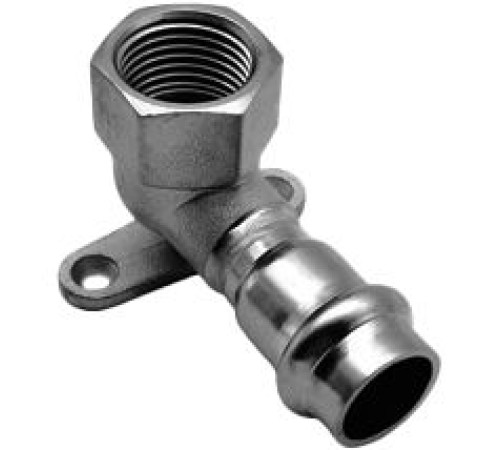 Пресс-угольник 90° водорозетка Kromwell из нержавеющей стали 18х1/2 ВР KW.SP954001804