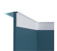 Карниз потолочный Perfect Plus P222 из ударопрочного полимера 2000x100x100 мм P222