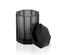 Баночка универсальная Decor Walther Kristall BMD 9x9x14 см хрусталь антрацит 0931494