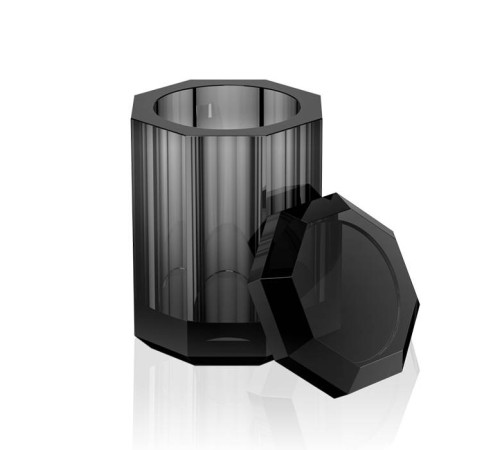 Баночка универсальная Decor Walther Kristall BMD 9x9x14 см хрусталь антрацит 0931494