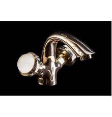 Смеситель для раковины Boheme Satine золото 291-ST