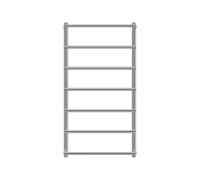 Полотенцесушитель водяной Primoclima Step Water Inox 1000x500 мм 7 секций PCStepWInox100507