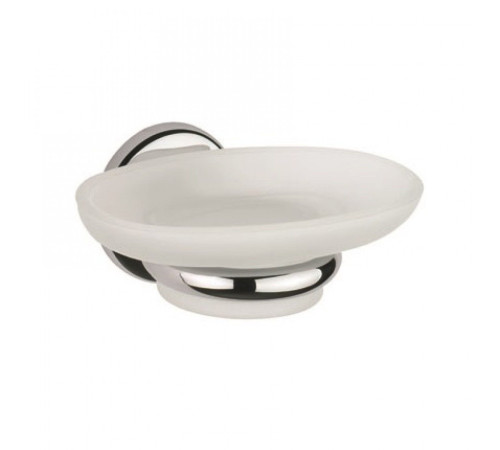 Мыльница стеклянная G-lauf хром GH12351