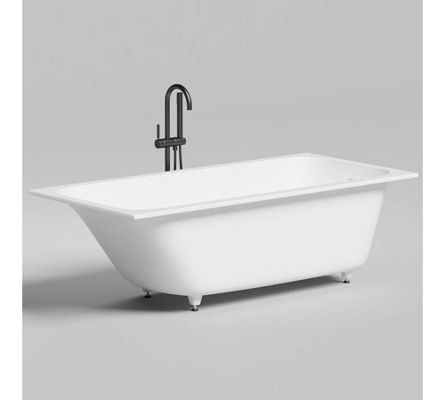 Ванна встраиваемая Salini Orlanda Kit 170х80х60 см S-Sense белый глянцевый 102116G