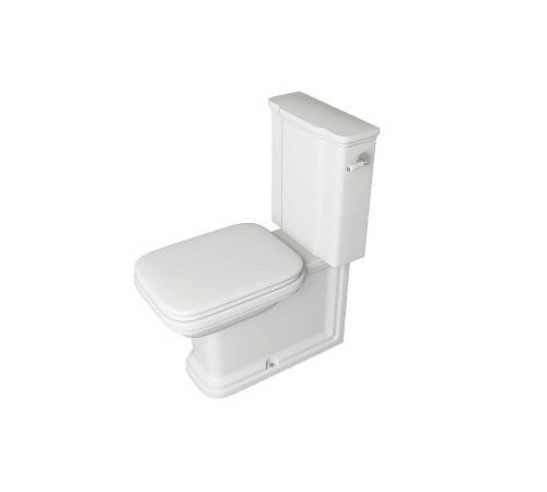 Унитаз-моноблок Kerasan Waldorf 68х40 см белый/хром 417901/411701/760390/756990