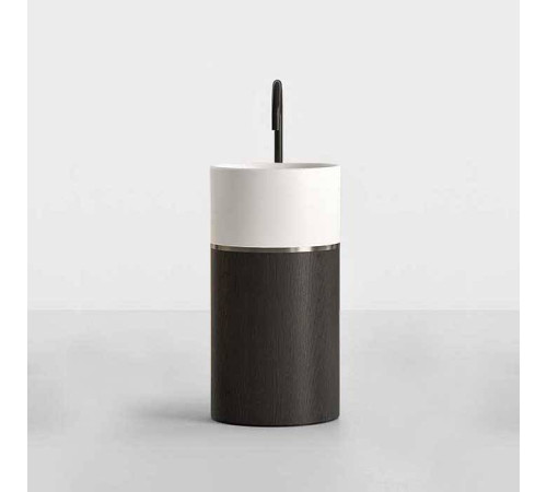 Раковина напольная Noorth ROMA I 45х88 см цоколь Rovere nero 2016.B