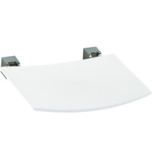 Сиденье для душа откидное KEUCO PLAN хром/белый 14980010051 RAL 9010