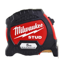 Рулетка Milwaukee PREMIUM магнитная STUD GEN II 5м (ширина полотна 33мм)