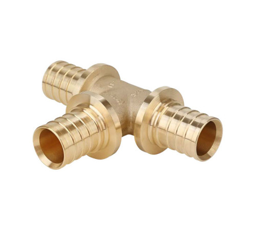 Тройник аксиальный латунный Smart Install 20x2.8 мм 52172S