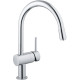 Смеситель для кухонной мойки GROHE Minta с выдвижным изливом хром 32918000