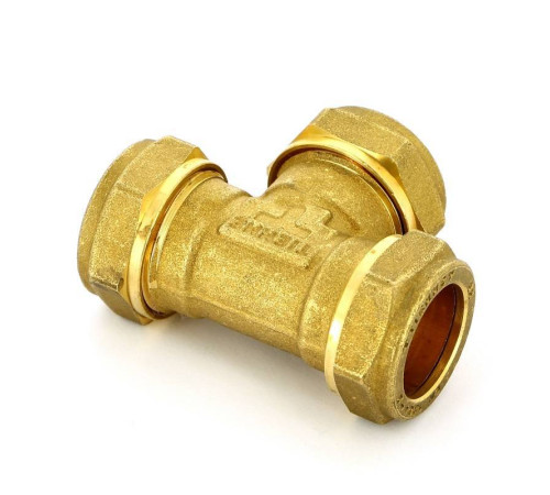 Тройник обжимной Tiemme 22х22х22 мм 1000013