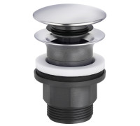 Донный клапан Kludi PushOpen для раковин с переливом 1042605-00