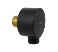 Шланговое подсоединение Aquatek матовый черный AQ2454MB