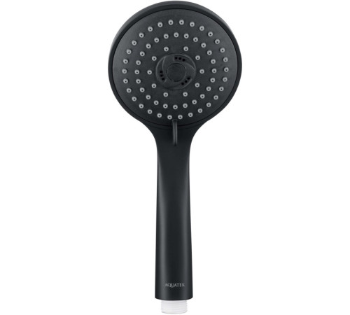 Ручной душ Aquanet Вега 3jet матовый черный AQ2003MB